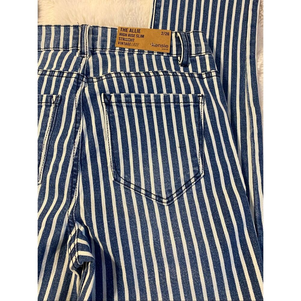 Kensie The Allie high-rise slim straight vintage luxe size 26 - Picture 8 of 15